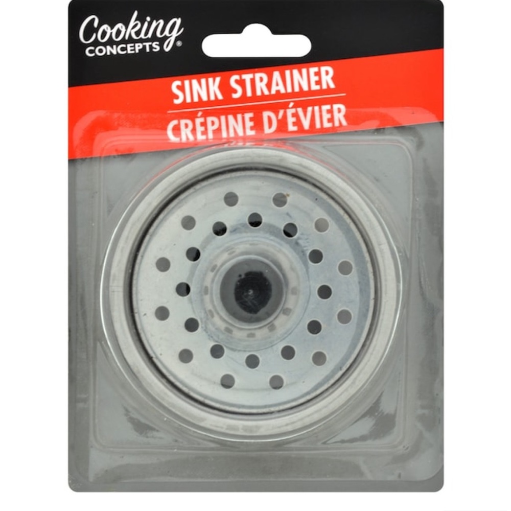Cooking Concepts Metal Sink Strainer NWT
